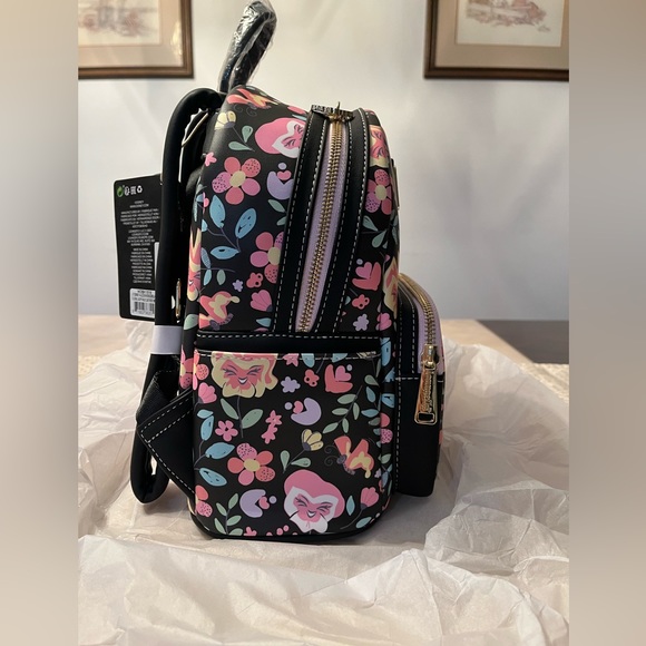 Loungefly Disney Alice in Wonderland Floral Mini Backpack Rare Find - Picture 2 of 6